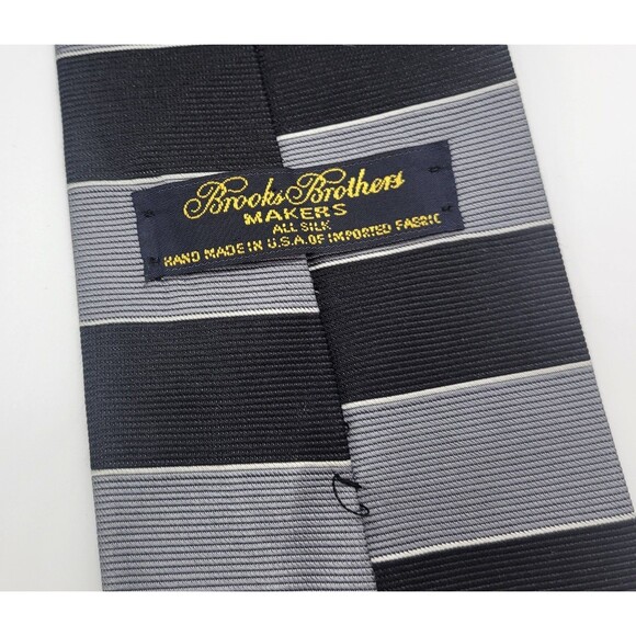 Brooks Brothers Tie Lot Makers Striped  Silk Made In USA - Picture 2 of 14